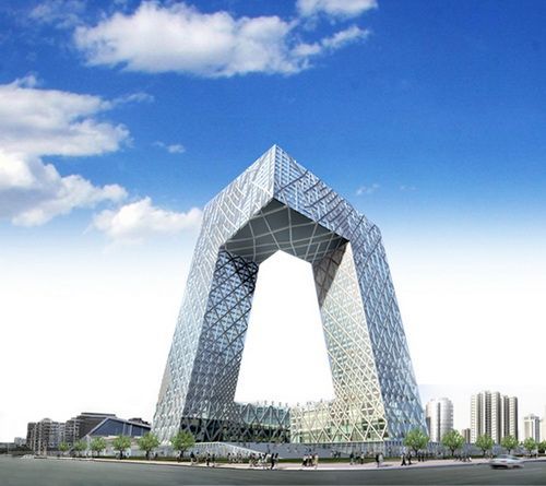 Company's products for the new CCTV building
