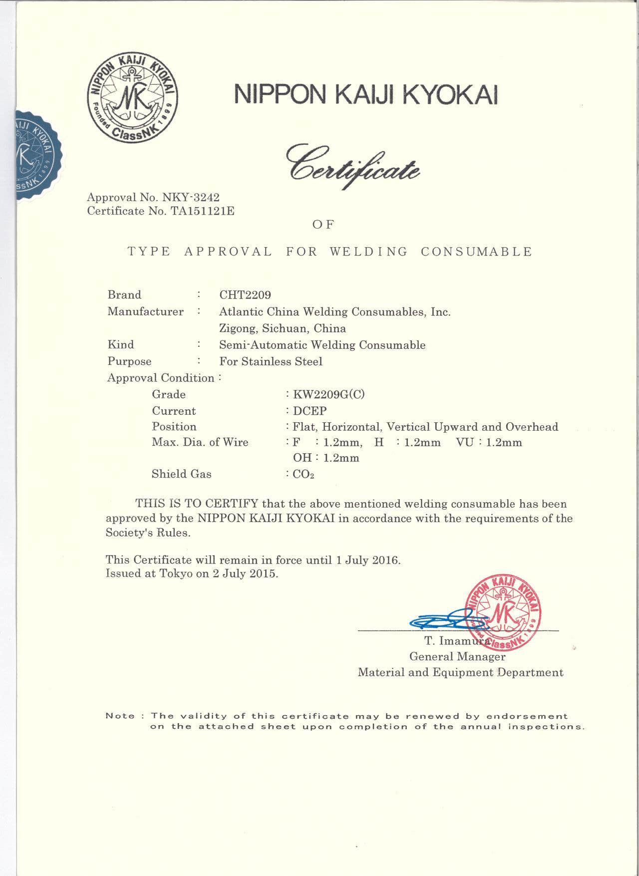 NK: CHT2209